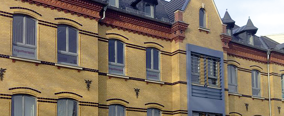 Bildausschnitt Außenfassade der Praxis für Ergotherapie Mahn in Schmölln
